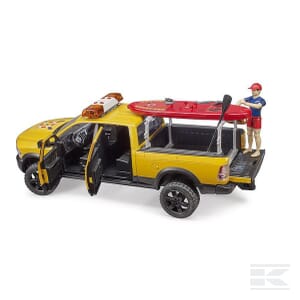 RAM 2500 Power Wagon Life Guard with figure and Stand Up Paddle - U02506