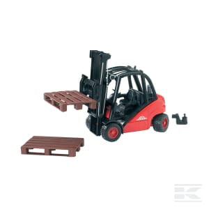 Linde H35 Forklift + 2 Pallets - U02511