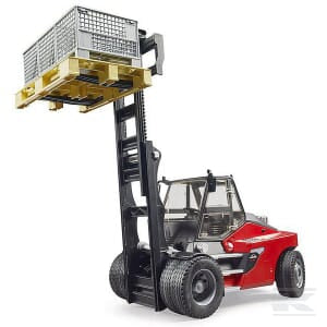 Linde HT160 Fork Lift with pallet and 3 pallet cages - U02513