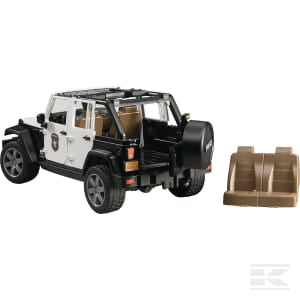 Jeep Rubicon Police Vehicle – 1:16 Scale, Durable & Playable Model with Policeman Figure | U02526