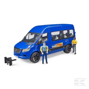 MB Sprinter Transfer with Driver & Passenger – 1:16 Scale Minibus Model | U02670