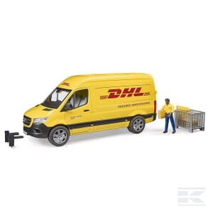 MB Sprinter DHL with driver - U02671