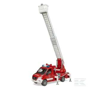 MB Sprinter Fire engine with ladder, waterpump and Light + Sound Module - U02673