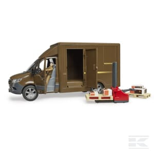 MB Sprinter UPS with driver and accessories -U02678