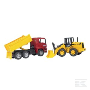 MAN tippingtruck with wheeled loader - U02752