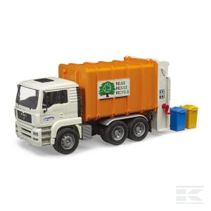 MAN TGA Rear Loading Garbage Truck – 1:16 Scale Waste Management Vehicle | U02772