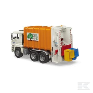 MAN TGA Rear Loading Garbage Truck – 1:16 Scale Waste Management Vehicle | U02772