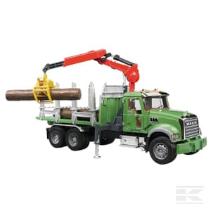 MACK Granite Log Transport Lorry – 1:16 Scale Timber Truck Model | U02824