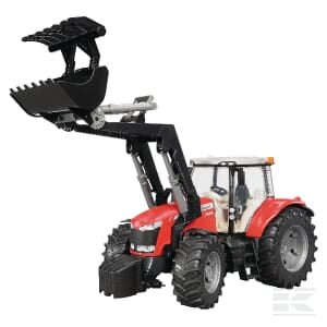 MF 7624 with front loader - U03047