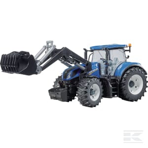 New Holland T7.315 with Front Loader – 1:16 Scale, Durable & Playable | U03121