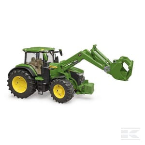 John Deere 7R with front loader - U03151