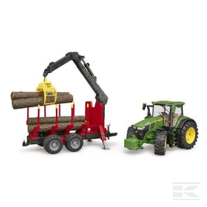 John Deere 7R 350 with Tree Trailer – 1:16 Scale Forestry Tractor | U03154