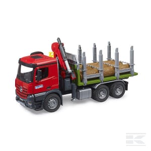 MB Arocs Timber Truck with Loading Crane & Logs – 1:16 Scale | U03669