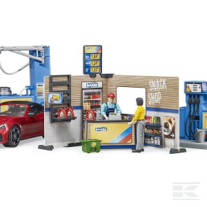 Bworld Petrol Station & Car Wash Playset – Interactive Vehicle Toy | U62111