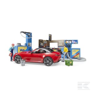 Bworld Petrol Station & Car Wash Playset – Interactive Vehicle Toy | U62111