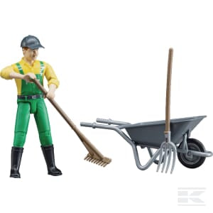 Figure set farmer with accessories - U62610