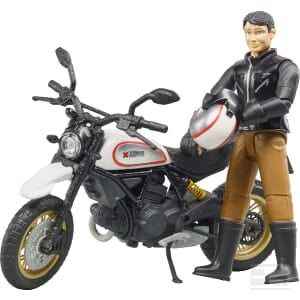 Ducati Desert Sled with Driver – 1:16 Scale Motorcycle Model | U63051