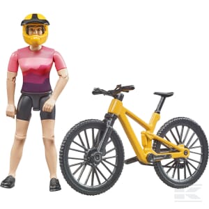 Mountain Bike with Cyclist – 1:16 Scale Adventure Set | U63111