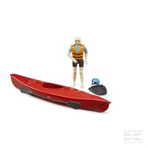 Kayak with kayaker - U63155