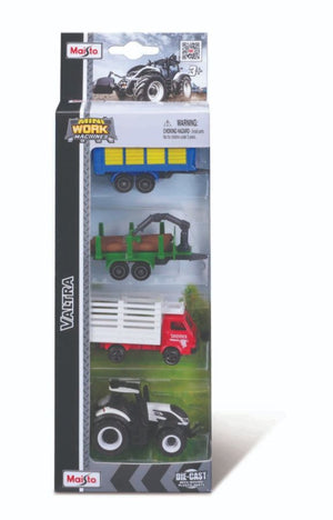 Valtra Q305 4-Piece Toy Tractor & Trailer Set – V42802430