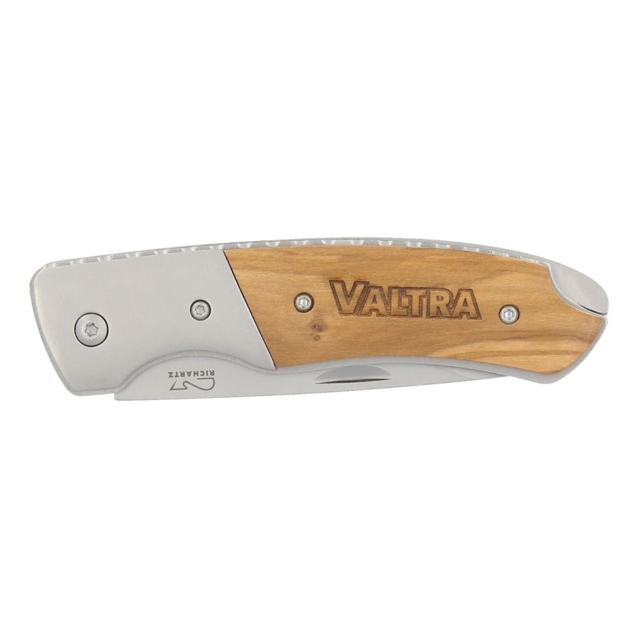 Valtra Stainless Steel Locking Pocket Knife with Wooden Handle - V42803830
