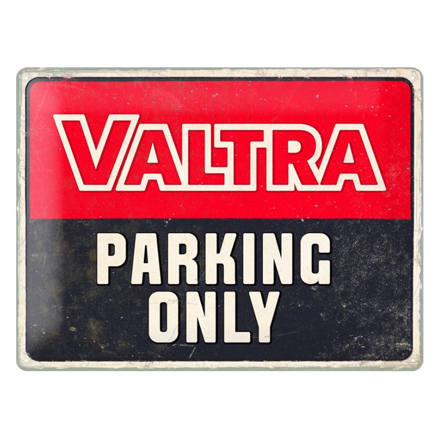 Valtra Metal Parking Sign 30 x 40cm Steel Garage Wall Sign - V42803940