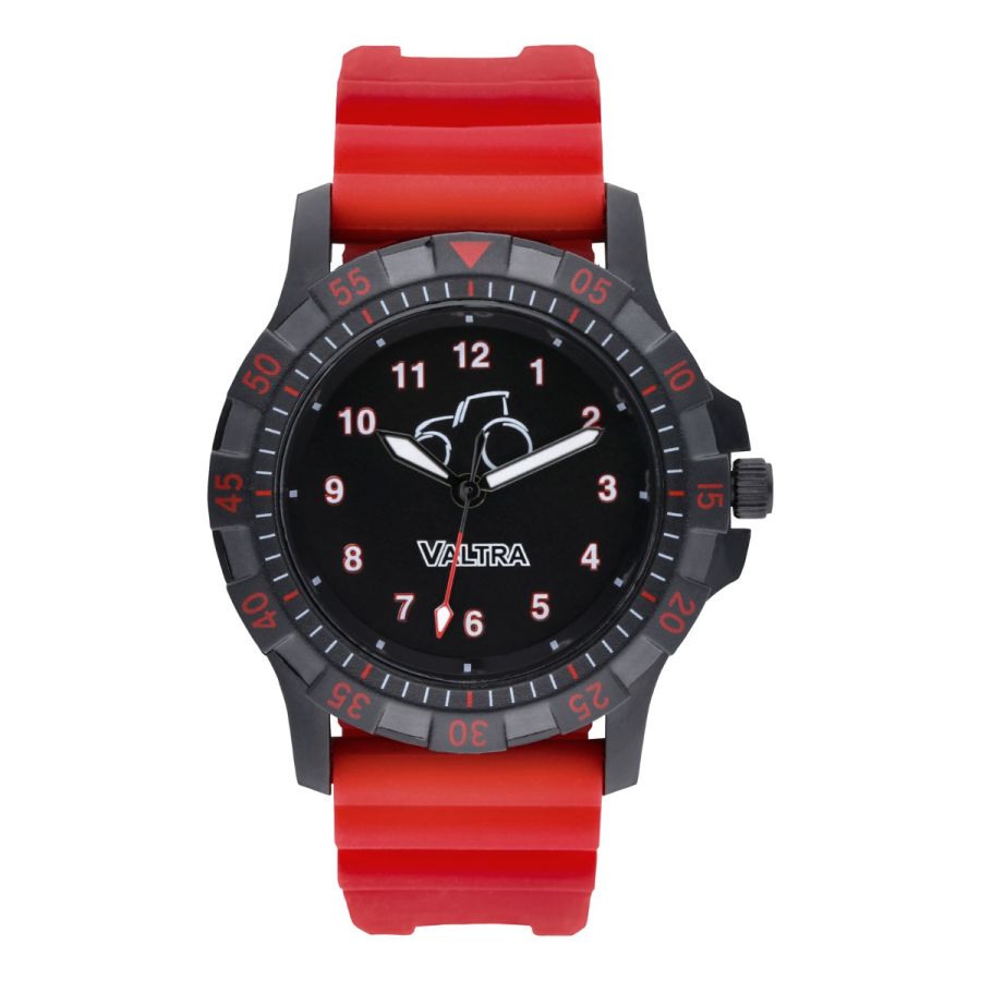Valtra Kids Watch – Red Silicone Strap & Black Dial – V42806080