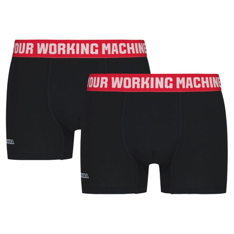 Valtra Boxer Shorts – Black Cotton Stretch Underwear (2-Pack) – V428083