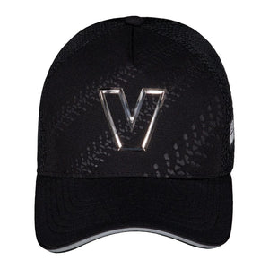Valtra Unlimited Tyre Track Print Black Snapback Cap - V42808420