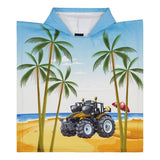 Valtra Kids' Hooded Bath Poncho – Cotton Terry Towel, Ages 3–6 – V42808480