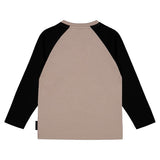 Valtra Kids' Two-Tone Long Sleeve Tractor T-Shirt – Black & Light Grey – V4281081