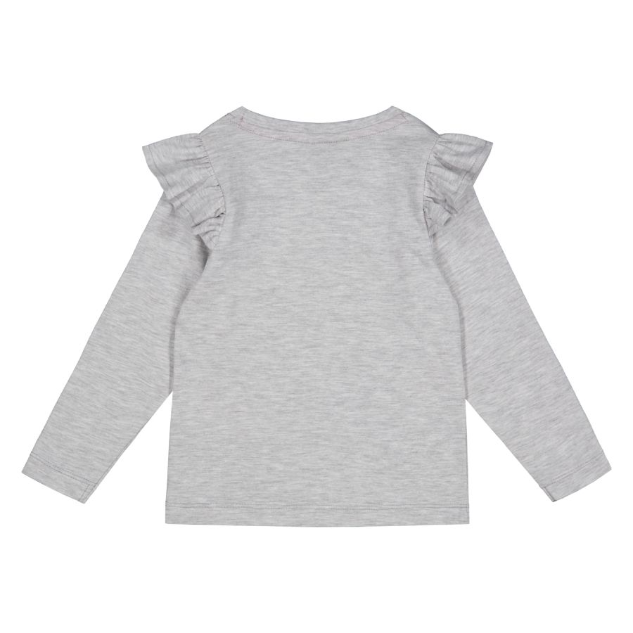 Valtra Girls' Grey Long Sleeve Tractor T-Shirt – 100% Cotton – V4281091