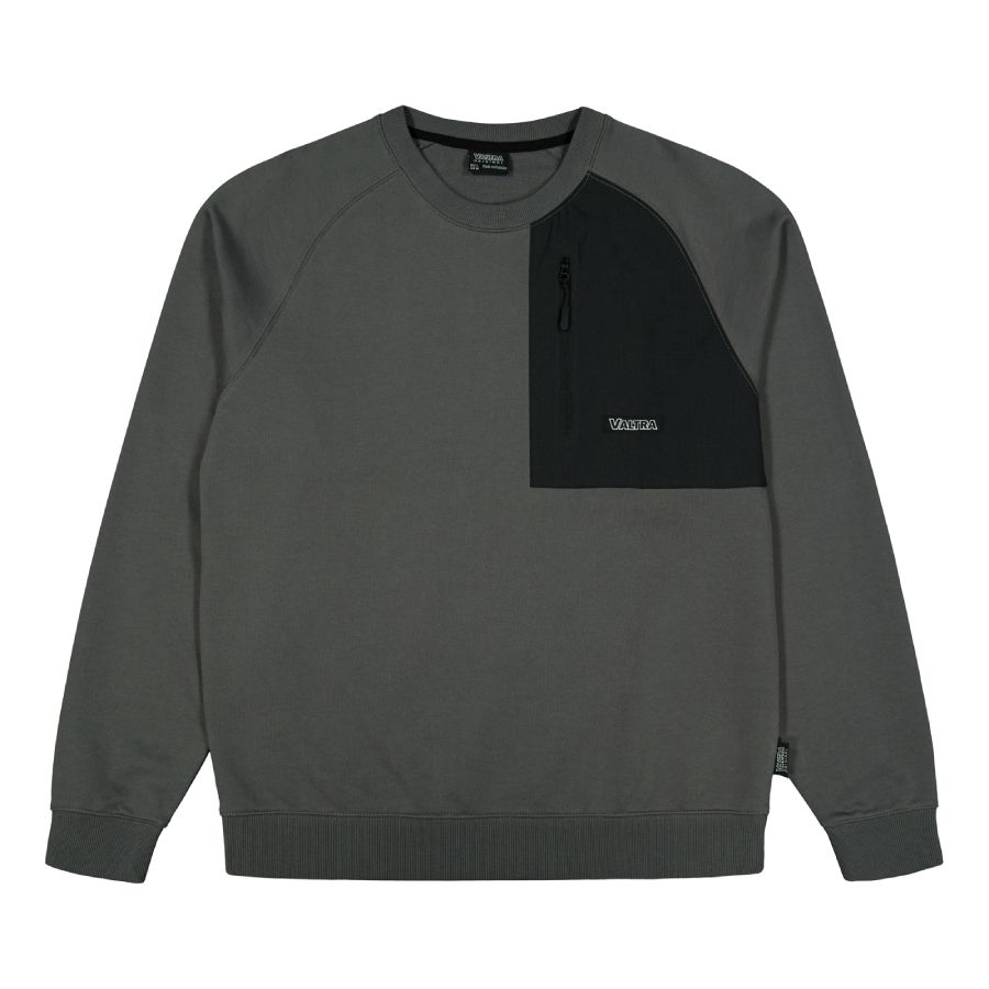 Valtra Two Tone Sweatshirt – Grey & Black Cotton Workwear – V4281101