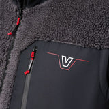 Valtra Reversible Teddy Fleece Gilet – Grey & Black – V4281102