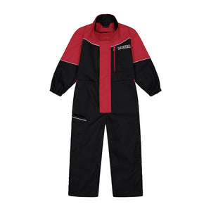 Valtra Kids Summer Workwear Overalls Black & Red - V42810090
