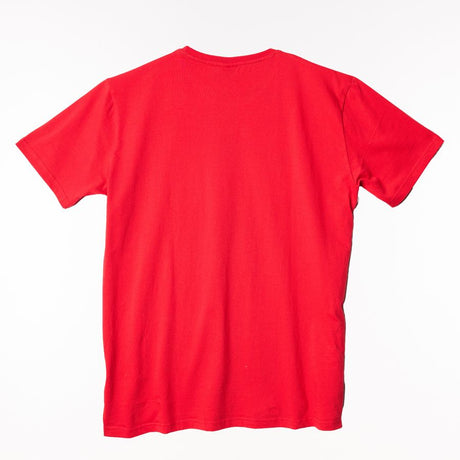 Valtra Red Cotton T-Shirt with Vintage Tractor Print - V4281120