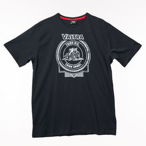 Valtra Think Big Think Smart Black Cotton T-Shirt - V4281130