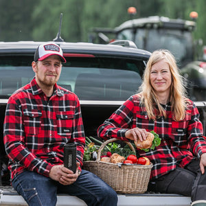 Valtra Ladies' Soft-Brushed Cotton Flannel Shirt - V4281161