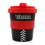 Valtra Coffee-to-Go Porcelain Mug Black & Red 300ml - V42804050