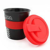 Valtra Coffee-to-Go Porcelain Mug Black & Red 300ml - V42804050