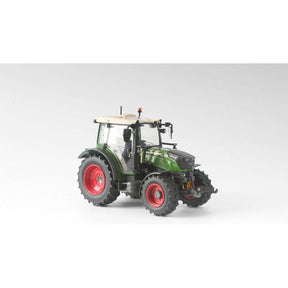 A collector's model of the Special Fendt Edition Fendt 211 Vario tractor (1:32 scale) by AGCO, featuring a green exterior with red wheels and a beige cabin, placed on a plain white background.