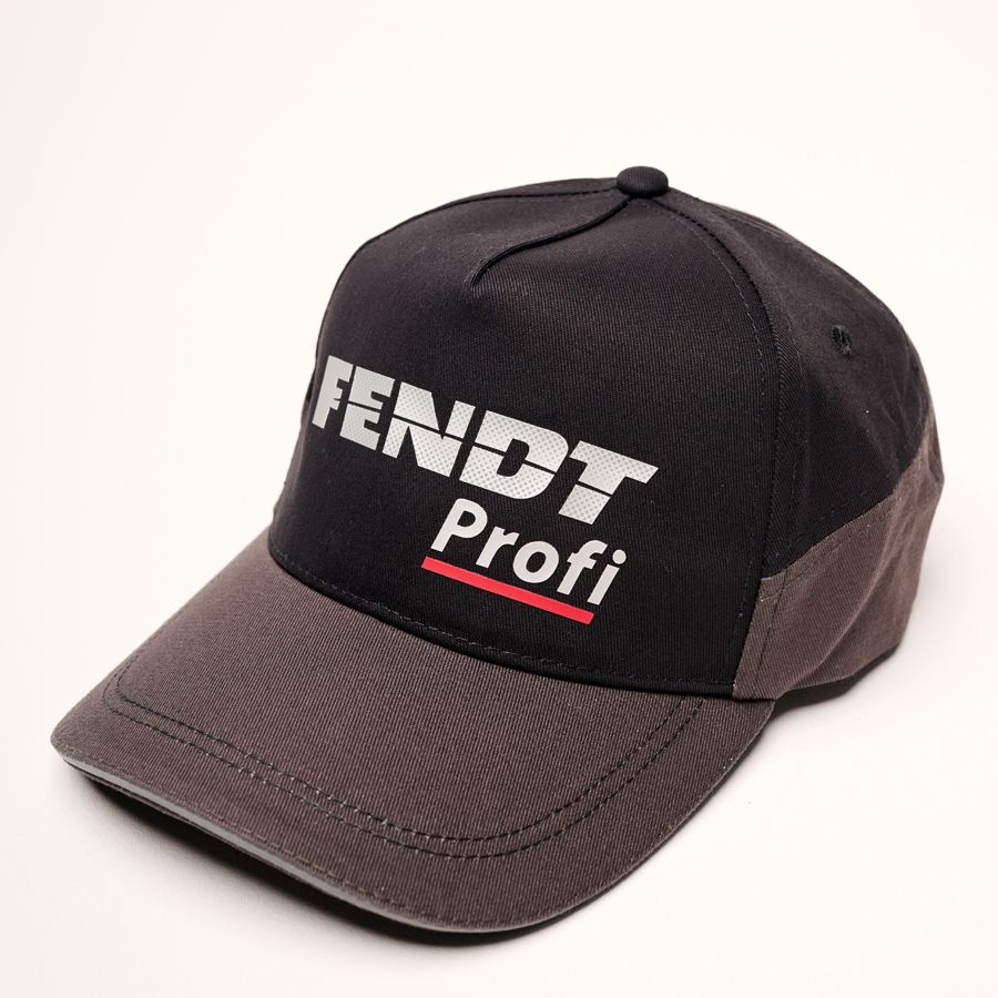 Fendt Profi Cap – Black & Anthracite Adjustable Cotton Cap | X991023058000