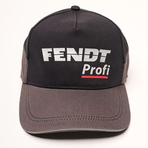 Fendt Profi Cap – Black & Anthracite Adjustable Cotton Cap | X991023058000
