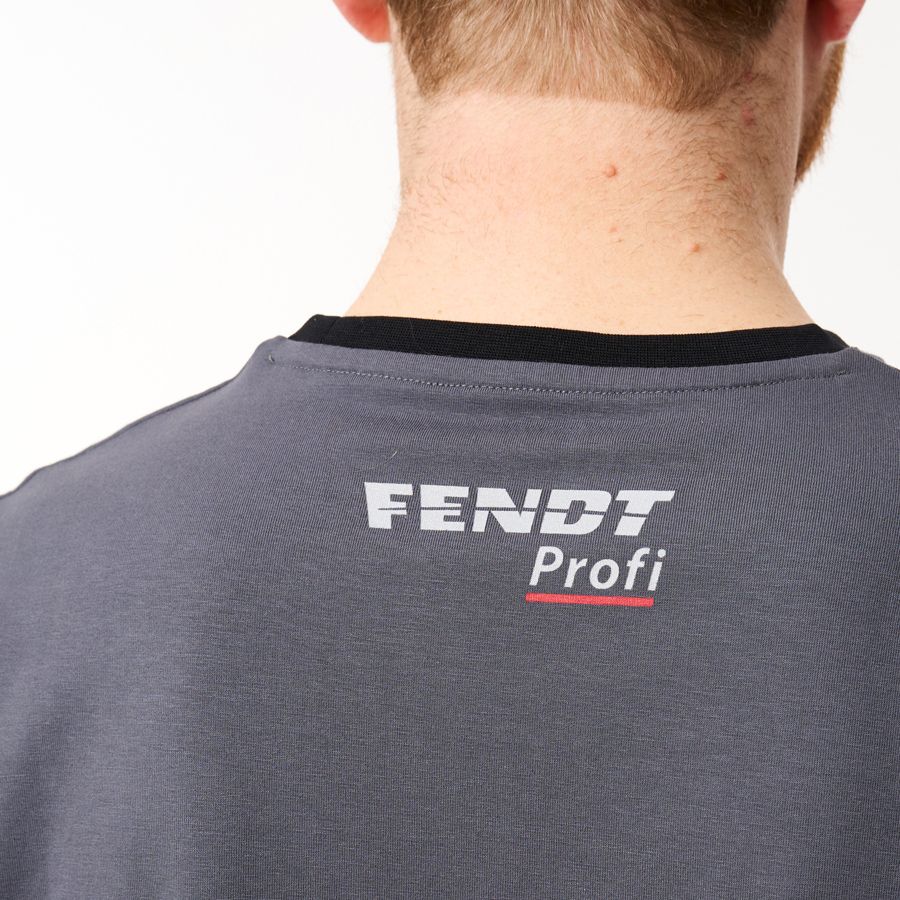 Fendt Profi T-Shirt Grey/Black – Sporty & Comfortable | X99102306C