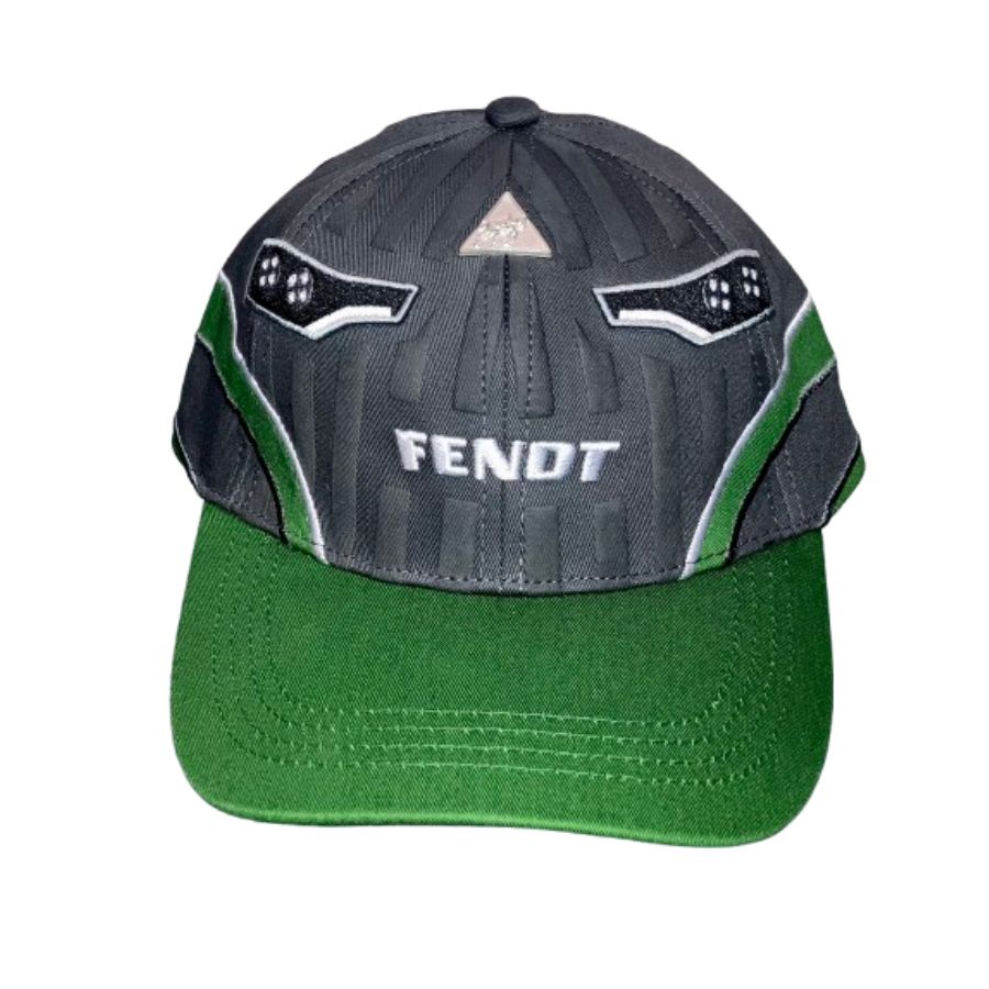 Fendt Bonnet Cap Adult – Green/Grey Tractor Style X991024154000