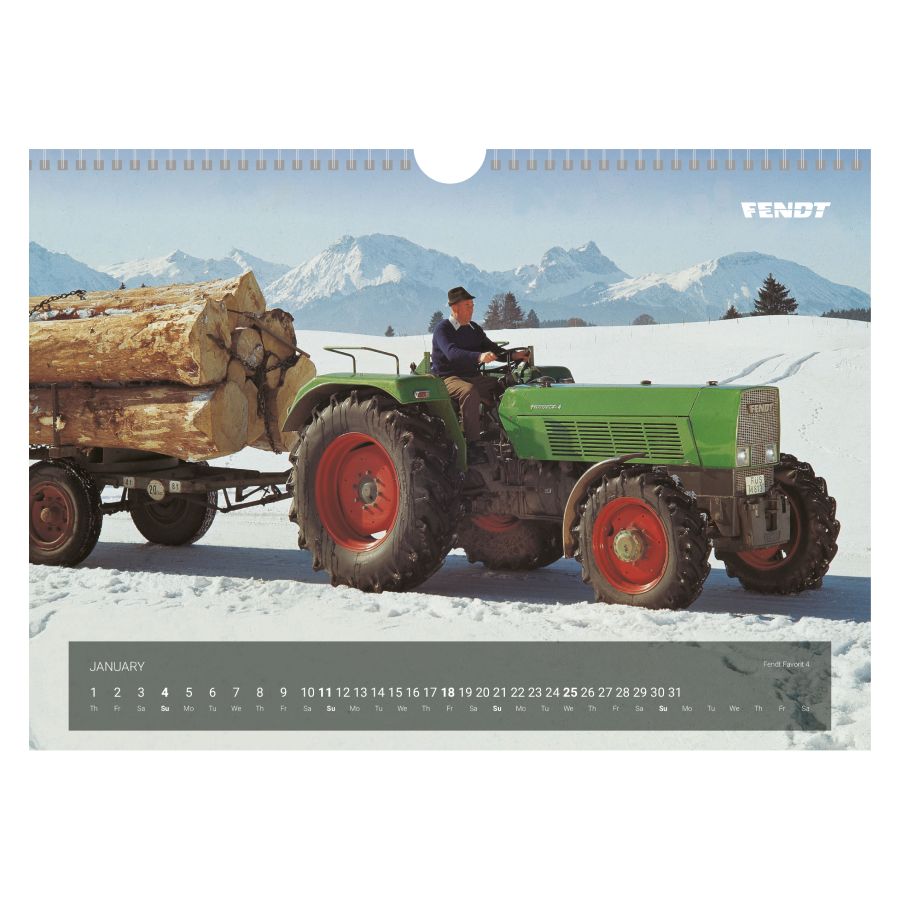 Fendt Oldtimer Tractor Calendar 2026 Limited Edition Collectible | X991025127000