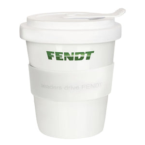 Fendt Coffee To Go Mug Porcelain with Lid & Band X991025141000