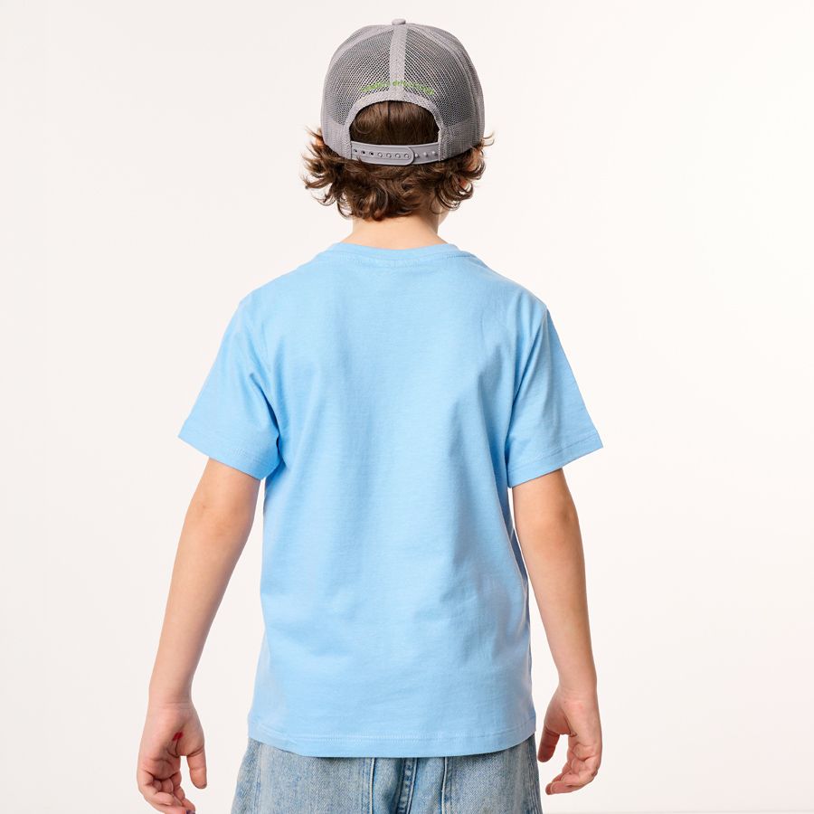 Fendt Kids Blue Power T-Shirt with Comic Tractor Print - X99102519