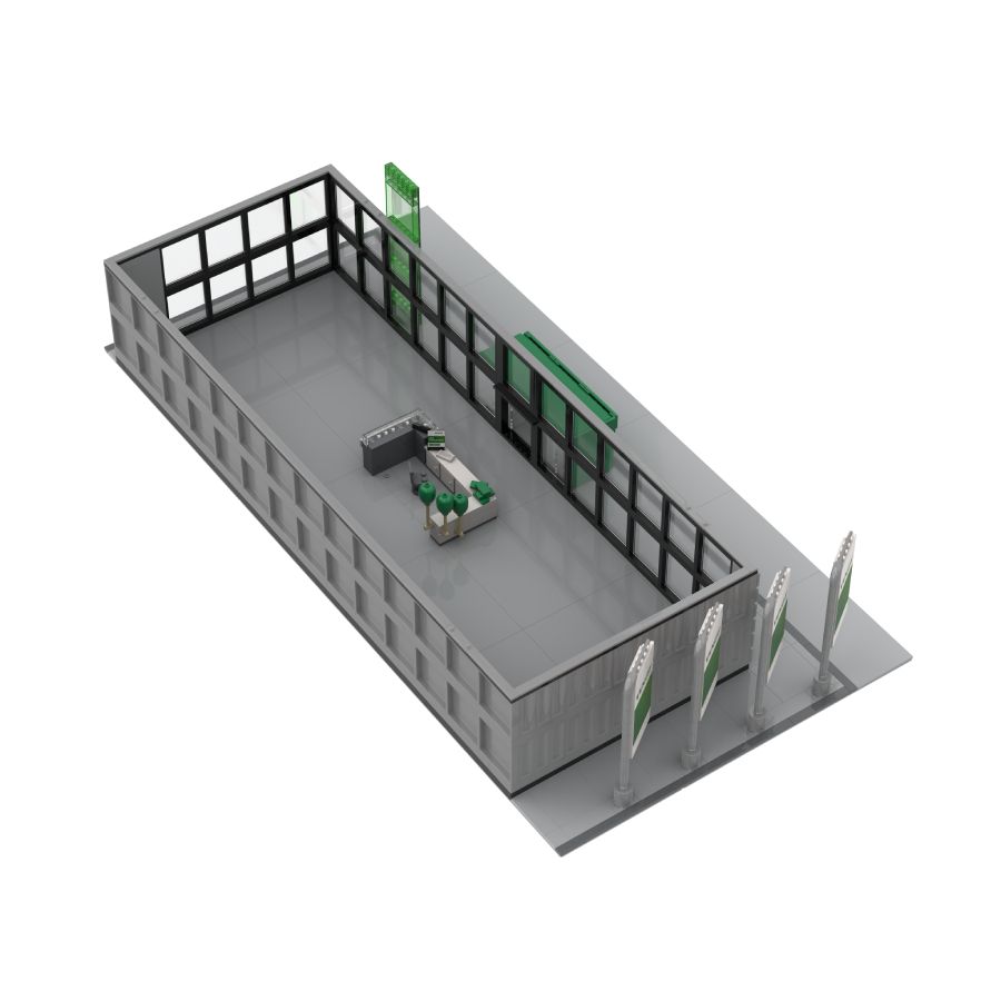 Fendt Dealer Store Brixies 1127-Piece Building Set Toy | X991025218000