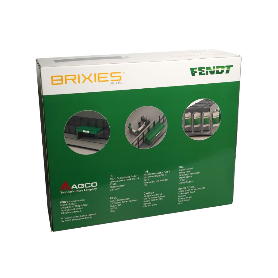 Fendt Dealer Store Brixies 1127-Piece Building Set Toy | X991025218000